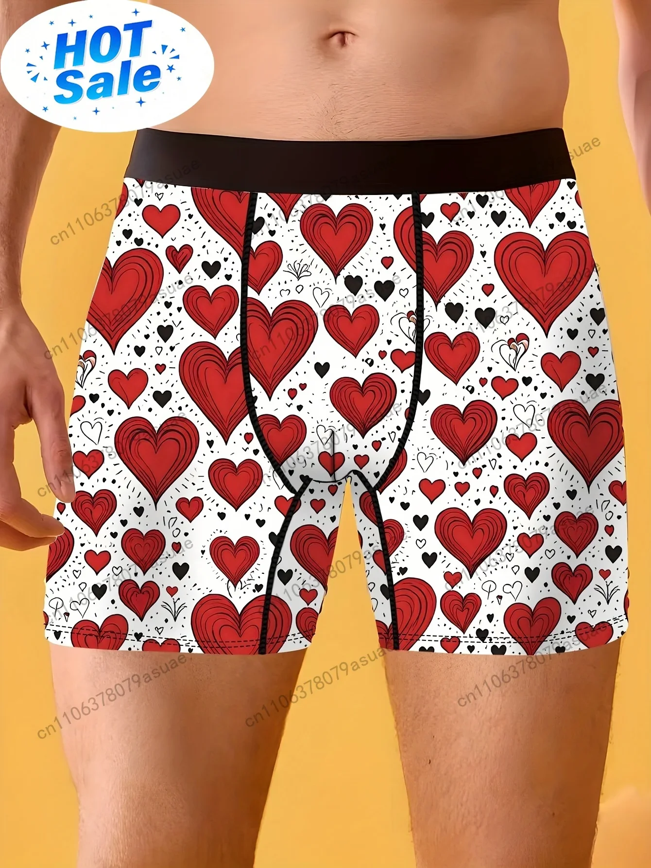 Quick Dry Underwear - Мужские трусы-боксеры с принтом в виде