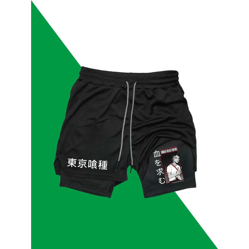 Шорты для бега с принтом Tokyo – обзор и цена Compression Shorts Athletes